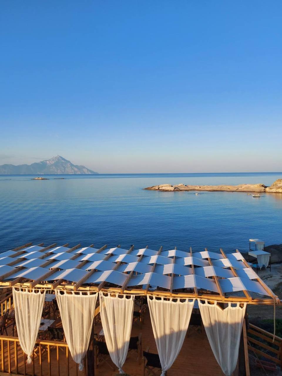 Villa Ulyana Kriaritsi - Athos Sea View & Spa Eksteriør bilde